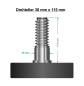 Preview: Screw Adapter HB Ø 38mm High 115mm