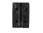Preview: Gummiauflage eckig 120 x 80 x 21 mm