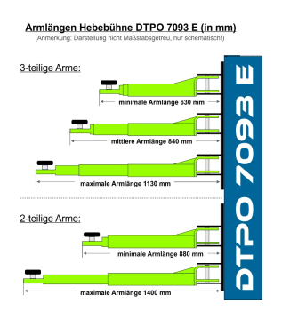 2-post lift electric 4,0t (DTPO 7093 E)