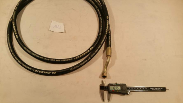 Hydraulikschlauch 295cm 2 x gekröpfter Anschluss