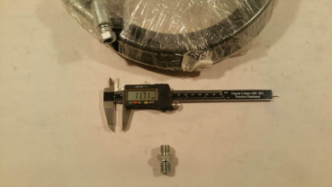 Hydraulikschlauch 265cm für DTPF 6093E 2x 90° Anschluss