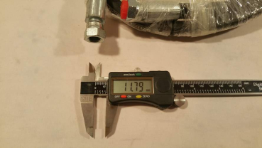 Hydraulikschlauch 134cm 2x gerader Anschluss