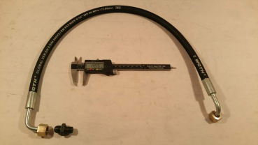 Hydraulikschlauch 80cm 2x 90° Anschluss