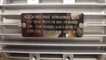E-Motor with Box YS90L 2-2 380V/50Hz 5A