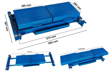 Achsfreiheber hydraulisch (pneumatik Pumpe) für 4-Säulen Hebebühne