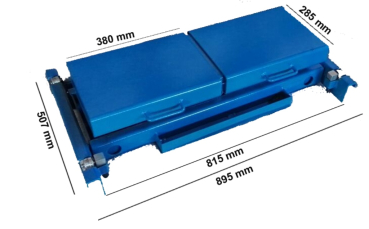 Achsfreiheber hydraulisch (pneumatik Pumpe) für 4-Säulen Hebebühne
