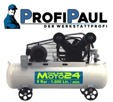 ProfiPaul compressor oil-free 8 bar 280 L (CL 1000/8/280) 1