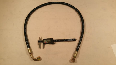 Hydraulikschlauch mit 90 Grad Winkelanschluss, L= 108 cm
