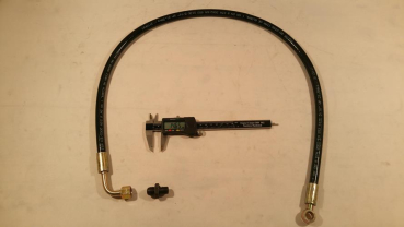 Hydraulikschlauch mit 90 Grad Winkelanschluss, L= 108 cm