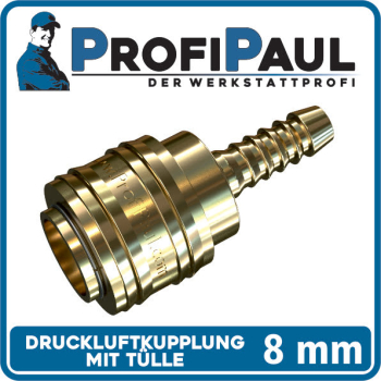 Druckluftkupplung Messing LW 8