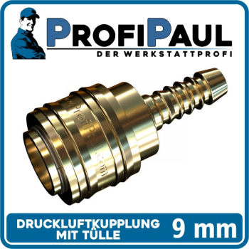 Druckluftkupplung Messing LW 9