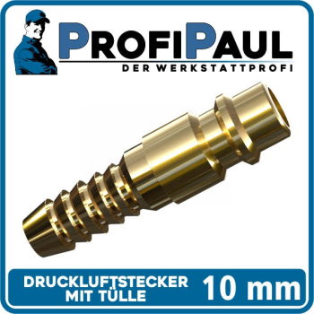 Druckluftstecker Messing LW 10