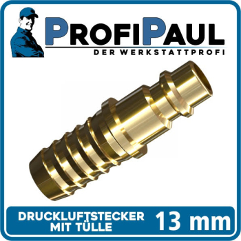 Druckluftstecker Messing LW 13