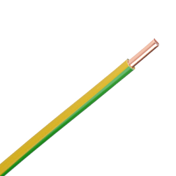 H07V-U 1,5mm² Grün/Gelb, Aderleitung 100 mtr.