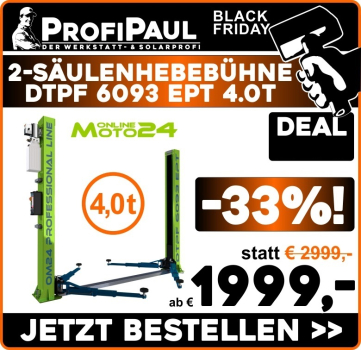 Professional Transporter 2-Säulen Hebebühne elektrisch (DTPF 6093 EPT)