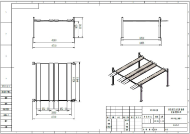 DFPQ 608 E 4.0t 4-Säulen-Parkbühne 4-fach Quattro elektrisch