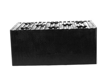 Gummiauflage eckig 180 x 120 x 77 mm