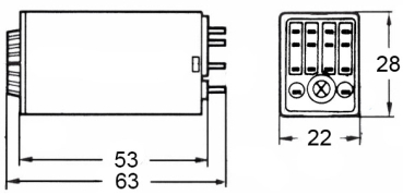 Time-Relay, Timer 14-Pin 24V AC