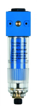 Mikrofilter 1/4" mit Handablassventil