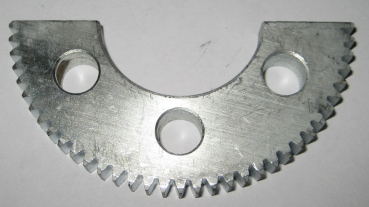 Semi circular sprockets small tooth