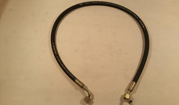 Hydraulikschlauch 111cm DFP 2x 90° Winkelanschluss