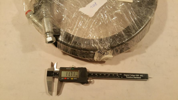 Hydraulikschlauch 265cm für DTPF 6093E 2x 90° Anschluss