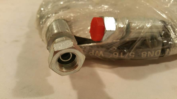 Hydraulikschlauch 134cm 2x gerader Anschluss