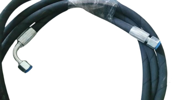 Hydraulikschlauch 304cm für DSLS 608 1x gerader u. 1x Winkel Anschluss