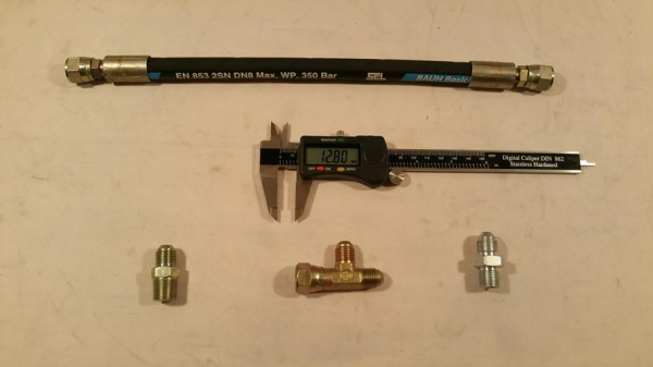 Hydraulikschlauch DSLP 6062 *KURZ* Länge: 36cm 2x gerader Anschluss