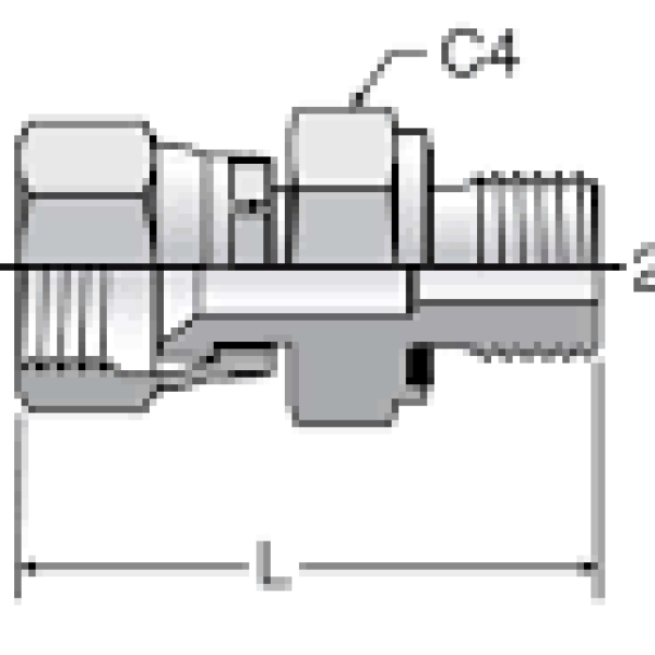 Schraubnippel 6F642EDMXS, EU Qualität
