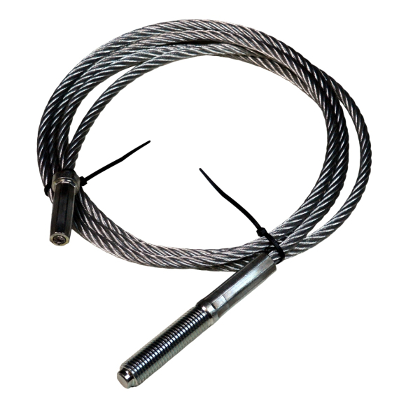 Stahlseil mit Gewinde M16/Muffe L=263cm, DFP 6082