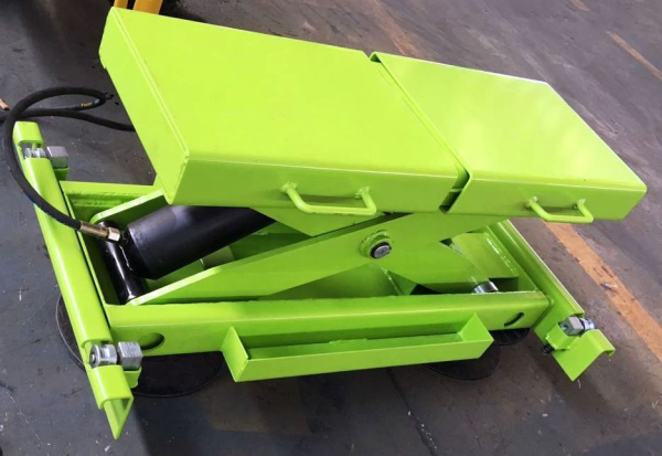 Achsfreiheber hydraulisch (pneumatik Pumpe) für 4-Säulen Hebebühne