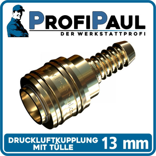 Druckluftkupplung Messing LW 13