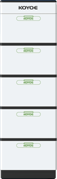 LiFePO4-Batterie KY-512V48AH, stapelbar, 48 AH
