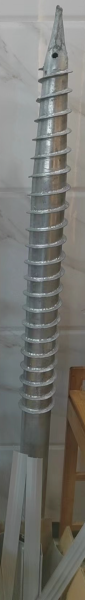 Schraub-Ständer No.B feuerverzinkt, Q235B 2000x76x200mm