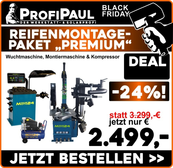 Reifenmontagepaket PREMIUM RTC1025HL + WBC1026E + CL154