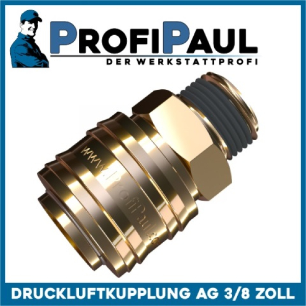 Wartungseinheit Profi 2-teilig 3/8", Halbautom. Ablassventil mit T-Halterung