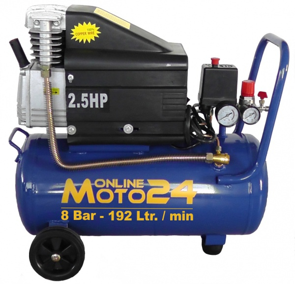 ProfiPaul compressor 8 bar 30 L (CL 192/8/30) front
