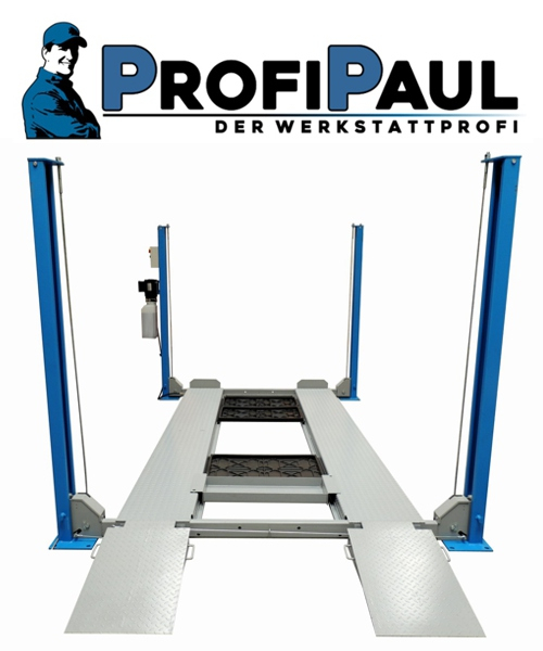 ProfiPaul 4-Säulen-Hebebühne manuell 4,0t (DFP 6082 M) pp