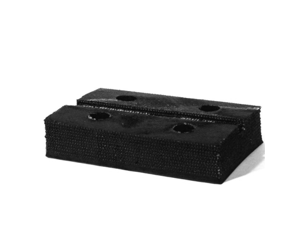 Gummiauflage eckig 120 x 80 x 21 mm