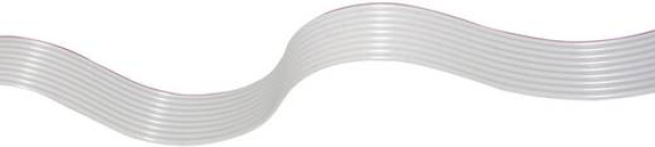 Flachbandkabel 1.27mm  14x0.08mm² Grau