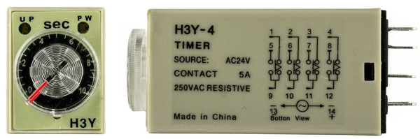 Time-Relay, Timer 14-Pin 24V AC