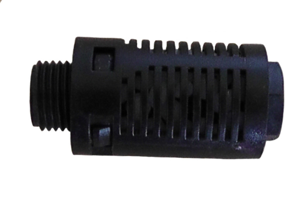 Silencer for pneumatic connections