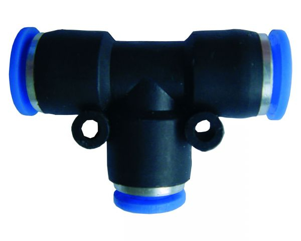 Steckverbinder, DN 8 aussen + DN 6 aussen, T-Form, reduziert