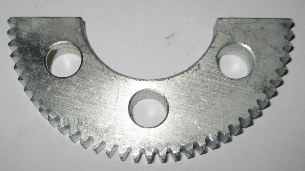 Semi circular sprockets small tooth
