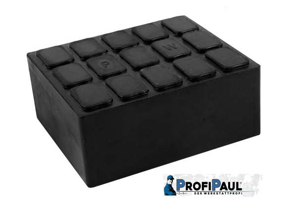 Gummiauflage eckig 118 x 100 x 50 mm DSLS