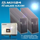 14,94 kwp Photovoltaikanlage komplett Installationsfertig
