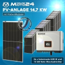 29,82 KW Flexi-Modul Photovoltaikanlage komplett installationsfertig