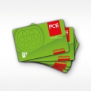 RFID Karte mit PCE Logo