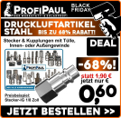 STAHL Druckluft Kupplung Stecknippel Schnellkupplung Stecker IG AG Schlauchanschluss